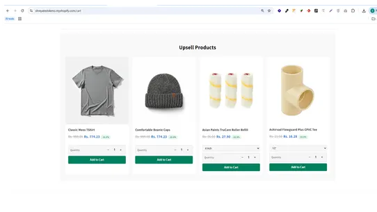 AI Upsell screenshot