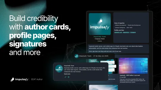 Impulsafy ‑ EEAT Author screenshot