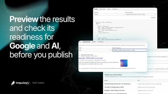 Impulsafy ‑ EEAT Author screenshot