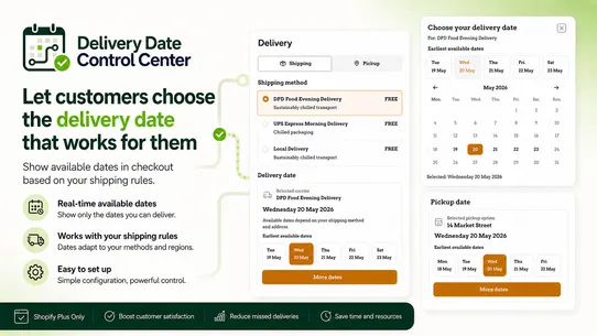DDCC: Delivery Date Control screenshot