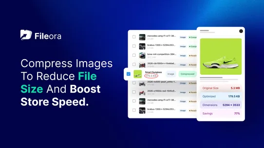 File Manager &amp; Image Optimizer screenshot