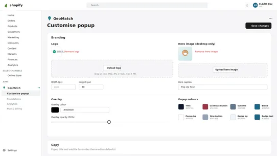 GeoMatch screenshot