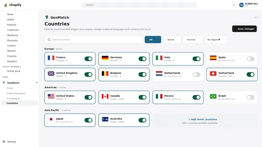 GeoMatch screenshot