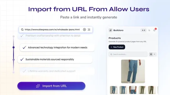Buildora ‑ AI Page Builder screenshot