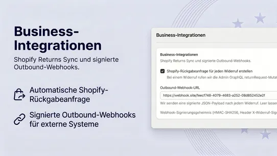 Euro Widerrufsbutton Pro screenshot