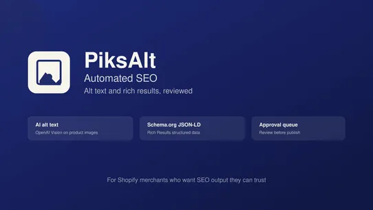 PiksAlt: Automated SEO screenshot