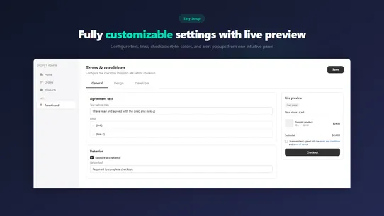TermGuard ‑ Terms &amp; Conditions screenshot