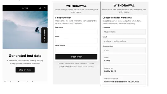 EU Withdrawal Button screenshot
