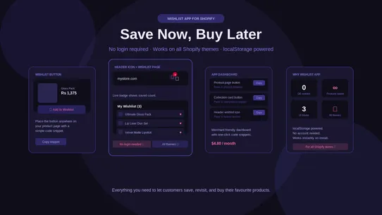 whishlist‑app screenshot
