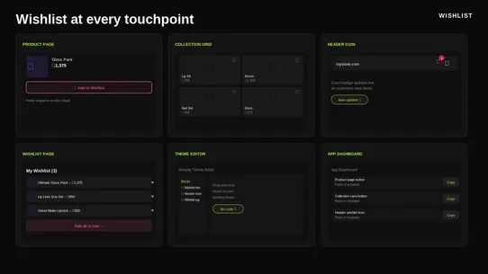 whishlist‑app screenshot