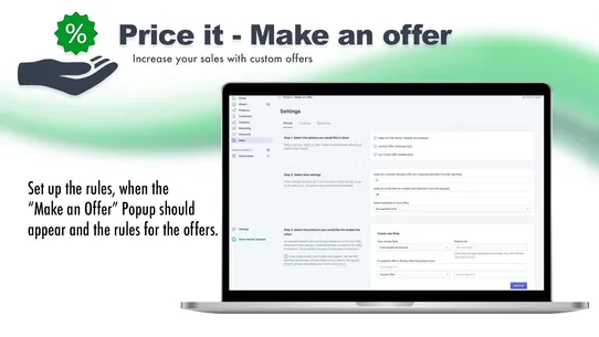 Price it ‑ Make an offer screenshot