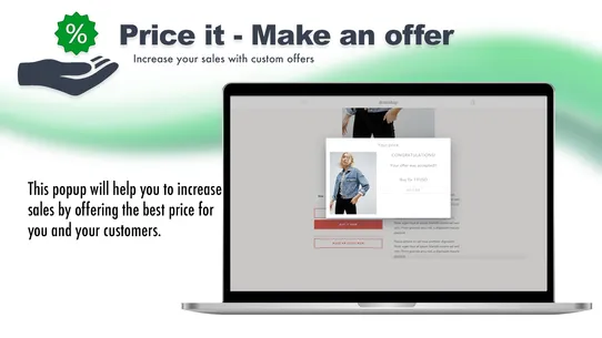 Price it ‑ Make an offer screenshot