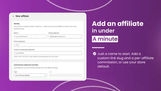 Influencer Affiliate by COD R. screenshot