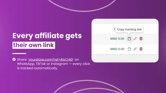 Influencer Affiliate by COD R. screenshot