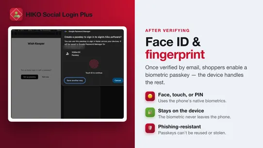 HIKO Social Login Plus screenshot