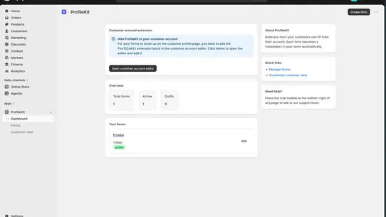 Profilekit screenshot