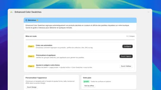 Enhanced Color Swatches screenshot