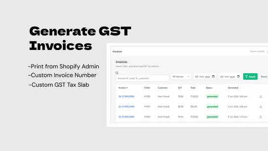 D2C GST Invoice Pro screenshot
