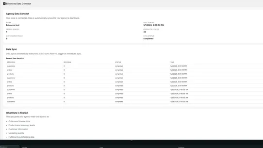 Entonces Data Connect screenshot