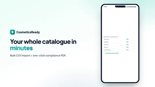 CosmeticsReady: INCI &amp; GPSR screenshot
