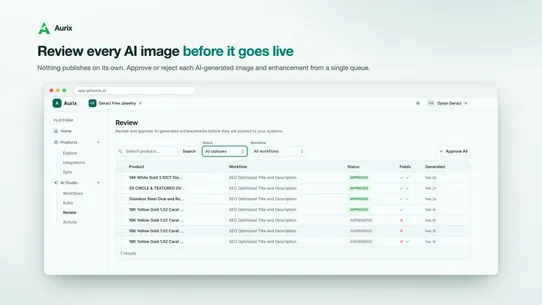 Aurix screenshot