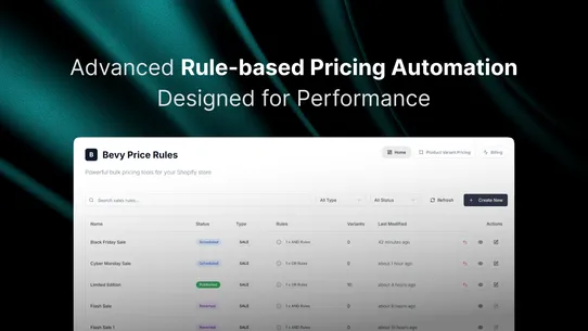 Bevy Price Rules screenshot