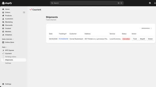 CourierIT screenshot