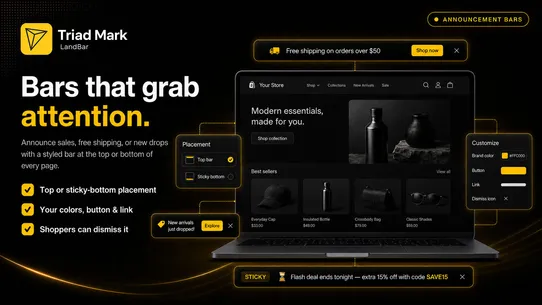 TM LandBar ‑ Pages &amp; Banners screenshot