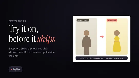 HeyLiza ‑ AI Sales + Upsell screenshot