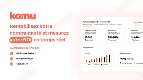 Komu ‑ Communauté &amp; Engagement screenshot