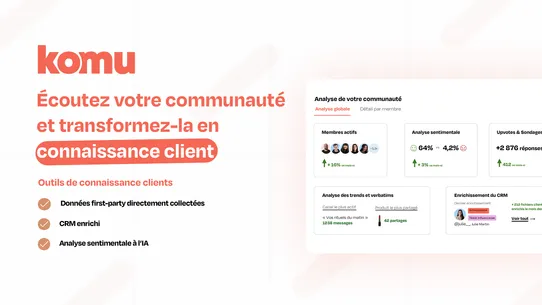 Komu ‑ Communauté &amp; Engagement screenshot