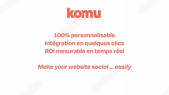 Komu ‑ Communauté &amp; Engagement screenshot