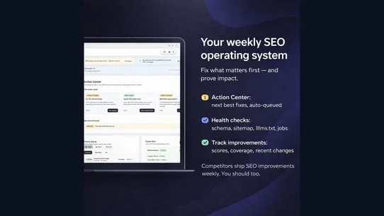 SitePx SEO OS screenshot