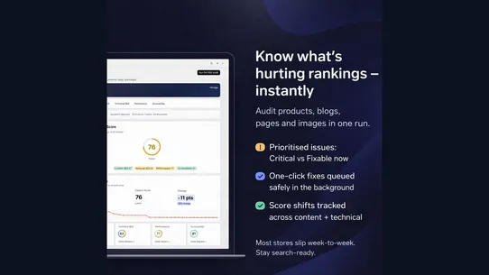 SitePx SEO OS screenshot