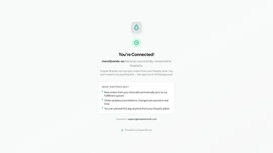 Dropletfy screenshot