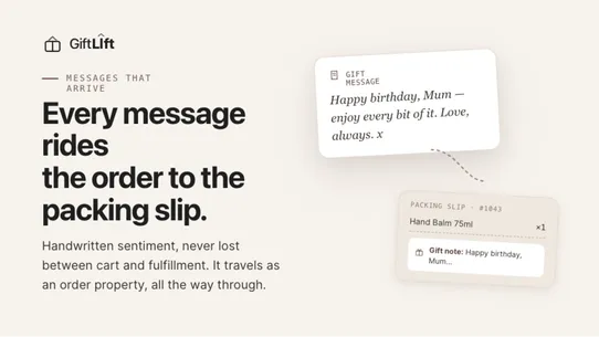GiftLift: Gift Wrap &amp; Message screenshot