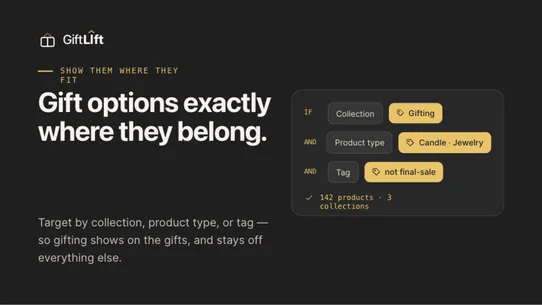 GiftLift: Gift Wrap &amp; Message screenshot