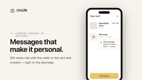GiftLift: Gift Wrap &amp; Message screenshot