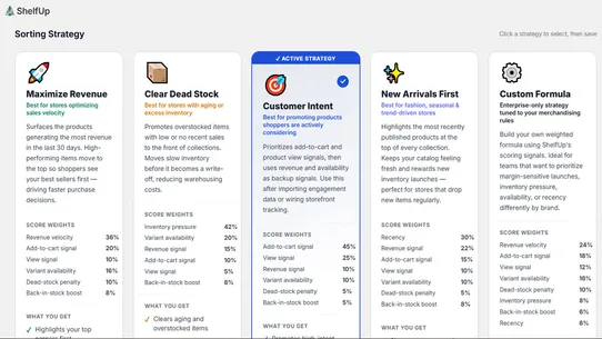 ShelfUp Collection Sorter screenshot