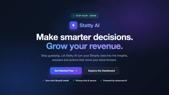 Statty AI CEO Power Dashboard screenshot