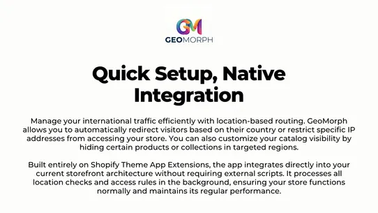 GeoMorph ‑ Country Redirect screenshot