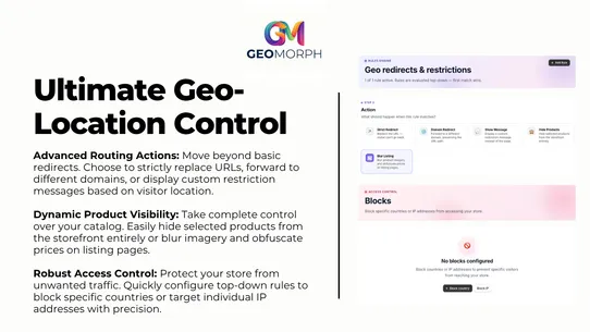 GeoMorph ‑ Country Redirect screenshot