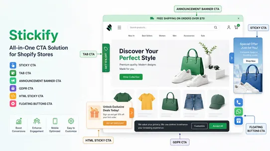 Stickify CTA screenshot