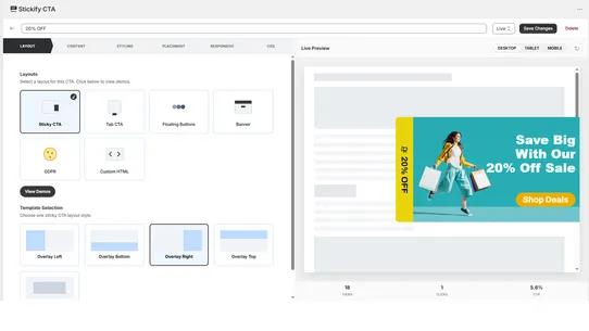 Stickify CTA screenshot