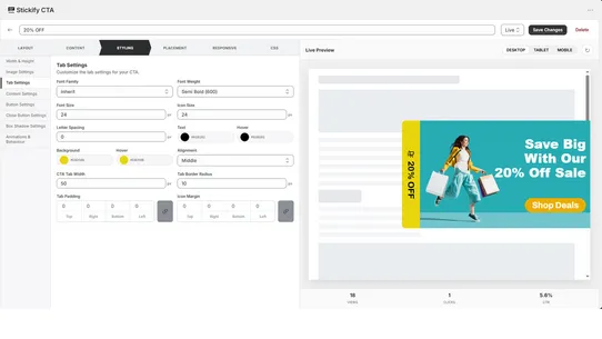 Stickify CTA screenshot