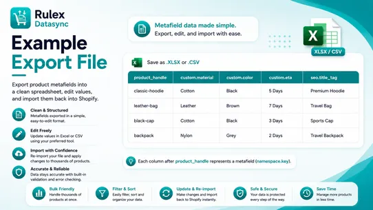 Rulex DataSync screenshot