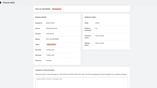 ChargebackAU screenshot