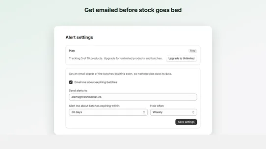 BatchTrack: Batch Expiry Dates screenshot