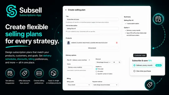 Subsell Subscriptions App screenshot