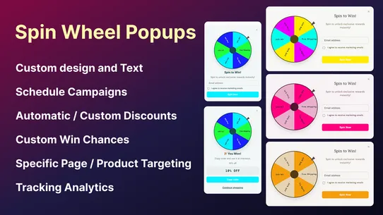 MVR Spin Wheel &amp; Game Popups screenshot